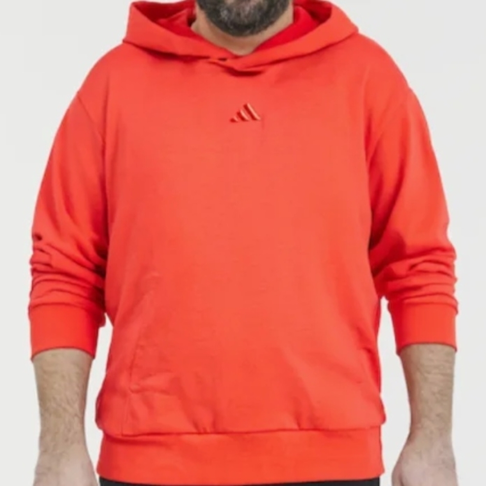 Adidas Red Sweatshirt Pullover Hoodie